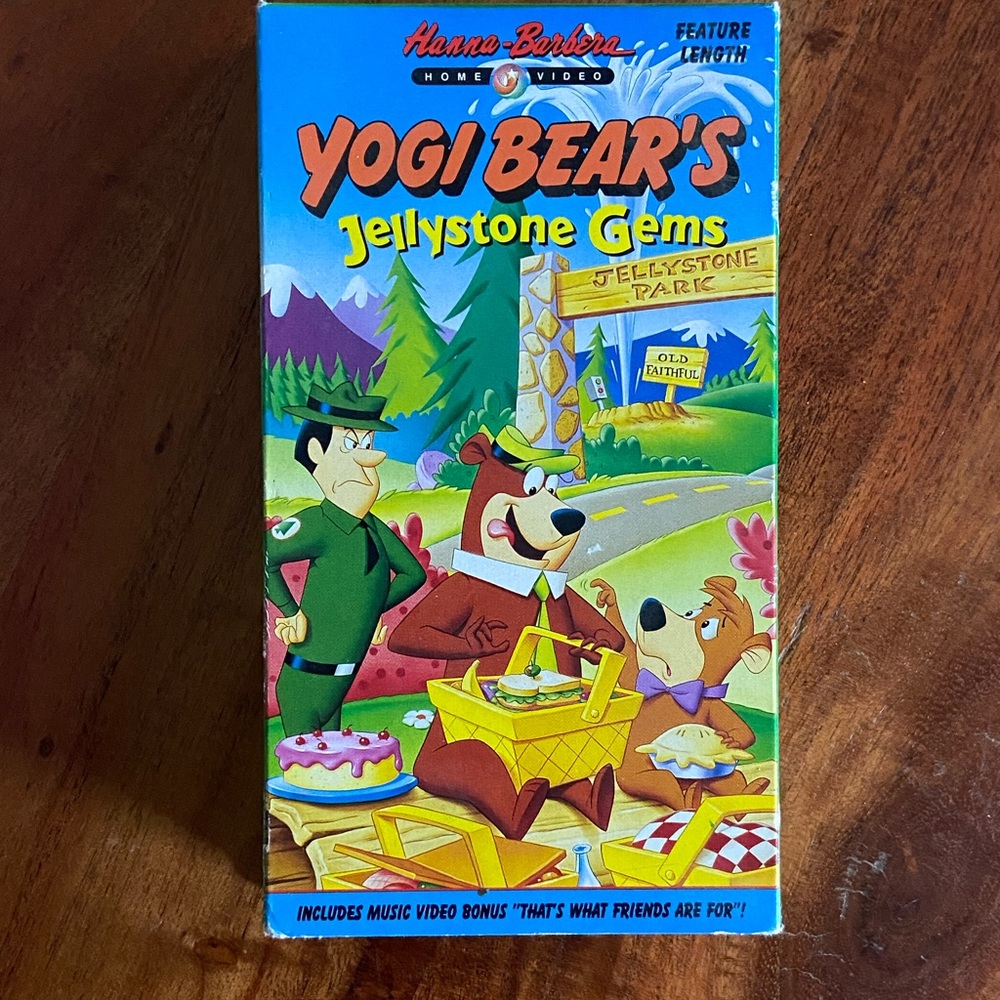 🤯5 for $20🤯 Yogi Bear animated VHS kids tape